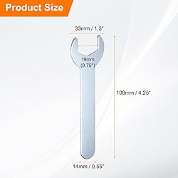 HARFINGTON 10pcs Small Wrench Open End Wrench