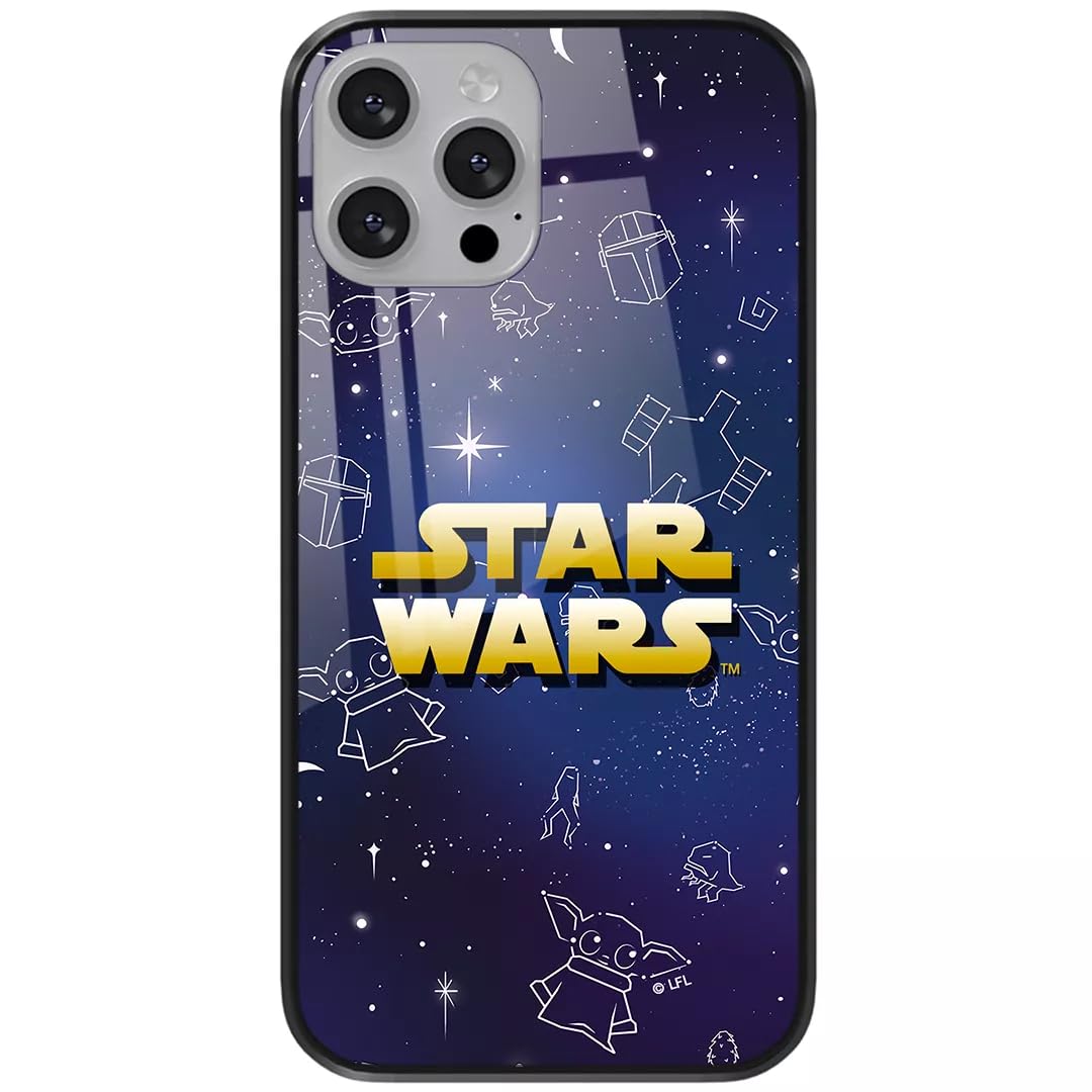 ERT GROUP mobile phone case for Apple Iphone 13 PRO MAX original and officially Licensed Star Wars pattern Baby Yoda 022 made of hardened glass, optimally adapted to the mobile phone, protective cover