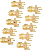 Yosoo Health Gear SMA Female Jack Connector PCB Panel Mount Plug 4 Pins view 9
