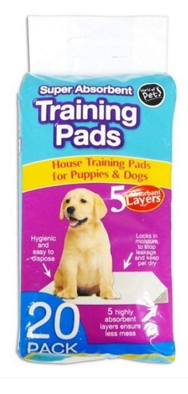 World of pets Puppy training pads 3 packs