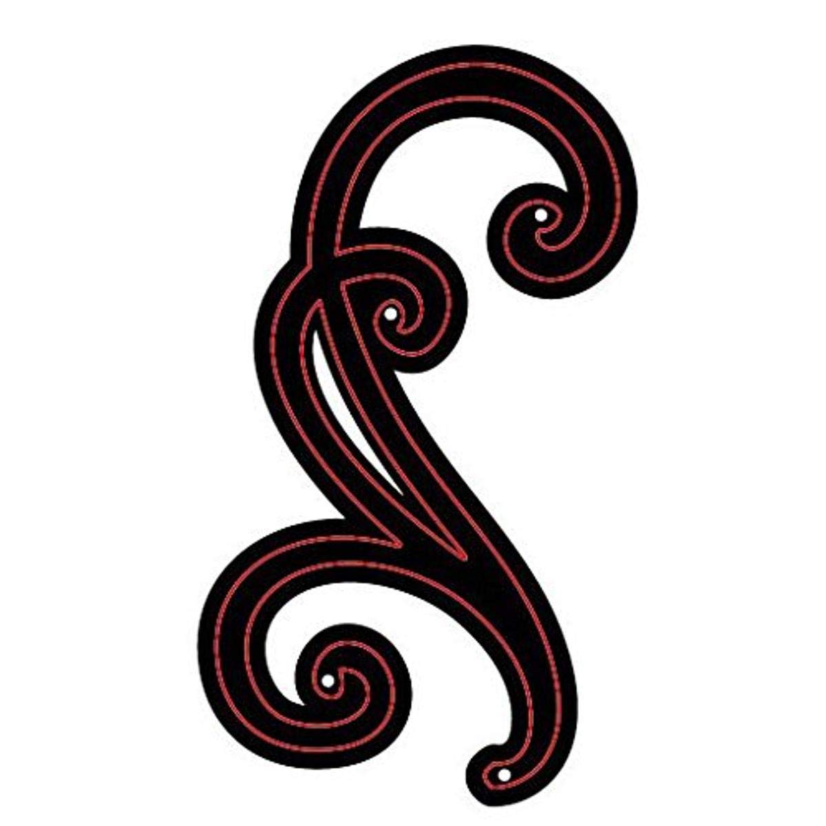 Darice 2014-64 Embossing Essentials Die, Swirl Small