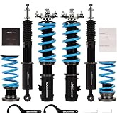maXpeedingrods Coilover for Honda Civic 2006-2011, for Acura CSX 2006-2011, 24 Levels Adjustable Damper Coilover Suspension Kit, Height Adjustable Shock Absorber Struts, Lowering Kit, Blue