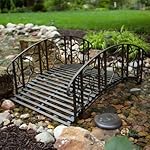 Coral Coast Coral Coast Willow Creek 4-ft. Metal Garden Bridge, Metal