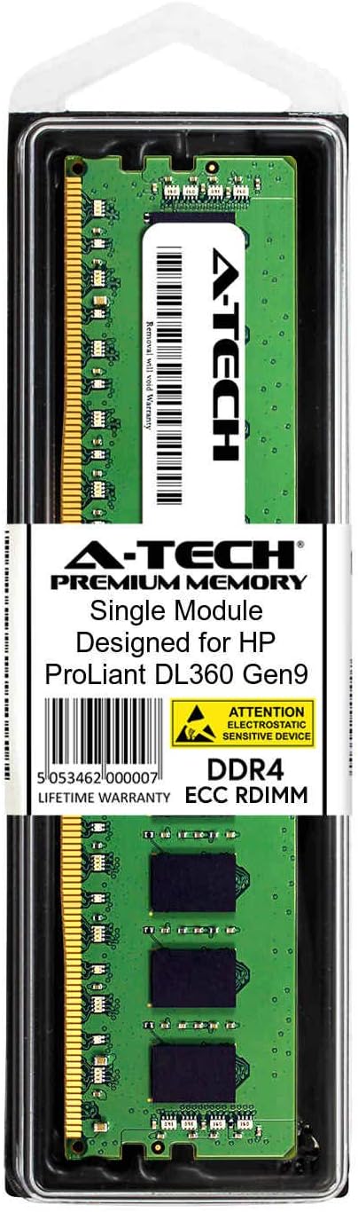 DDR4 PC4 23400 2933Mhz ECC Registered RDIMM 2Rx8 A Tech 16GB Module For 