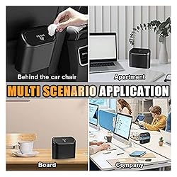 Mini Car Trash Can With Lid, Small Automotive