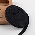 SJ SHI JIAN Black Cotton Ito Sageo Cord for Japanese Katana Sword Tsuka Handle