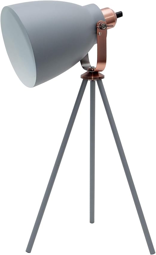 Todolampara Lampe De Bureau Trepied Getting Gris Amazon Fr Luminaires Et Eclairage
