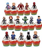 Super Hero Marvel Avenger Cupcake Toppers