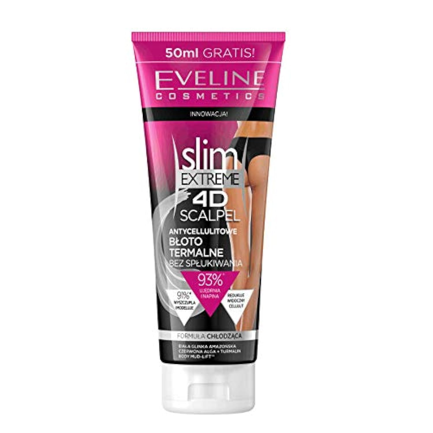 Eveline Slim Extreme 4D Scalpel Anticellulite Thermal Mud Cooling Effect 250ml