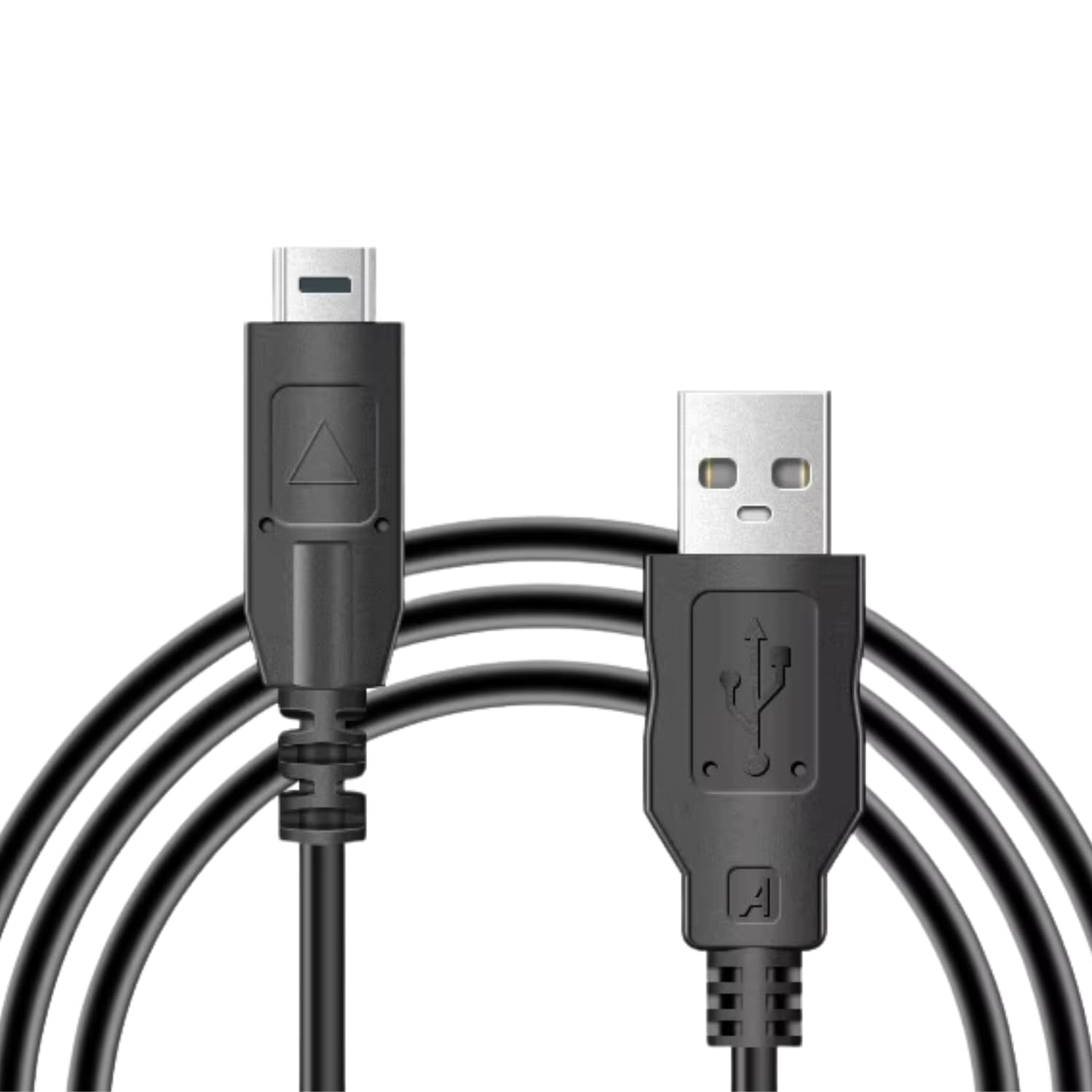 Replacement Compatible Panasonic K1HA14AD0001 USB Data Transfer Cable – Compatible with Panasonic Lumix DMC-FT1, FZ35, FZ38, GH1, TS1, TZ6, TZ65, ZS1 – Camera Sync & Charging Lead