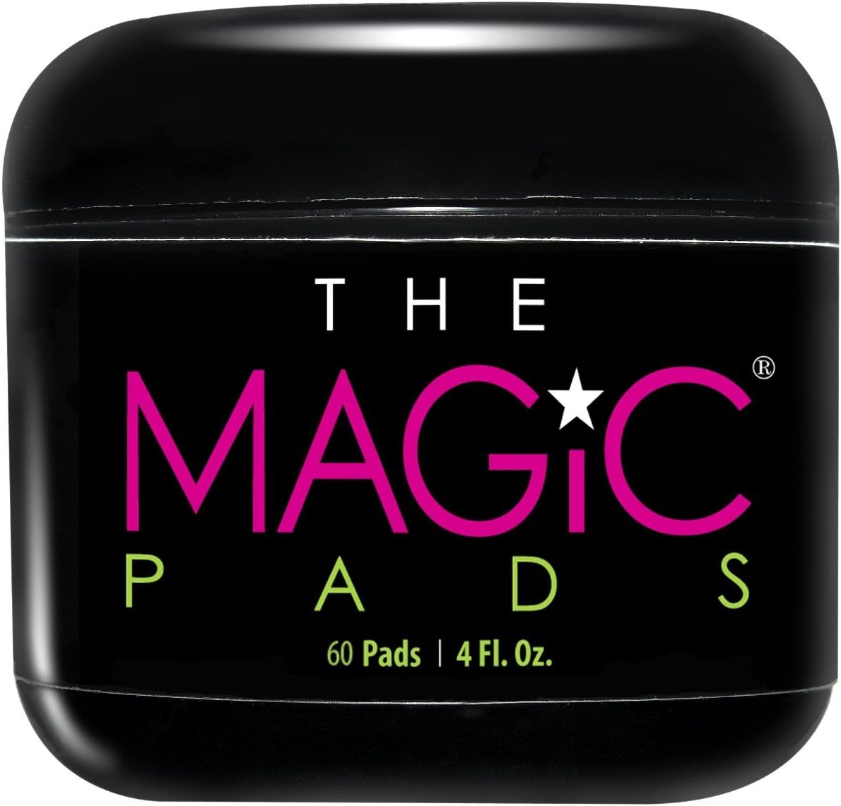 THE MAGIC PADS with Glycolic Acid. Gentle Daily Exfoliating Pads for the treatment of Acne, Blemishes & unnecessary signs of Aging. An All-in-One Skincare Treatment for Flawless Skin. 60 Pads a Jar.