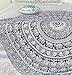 Popular Round tapestry Elephant mandala Roundie Beach Throw Indian Tapestry Hippie Yoga Mat Décor urban tapestry round table cloth by Popular Handicrafts