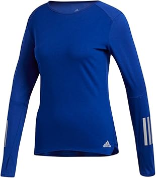 Amazon Co Jp Adidas アディダス レディース ランニングウェア Response 長袖tシャツw ジョギング Ecb12 Cy5646ネイビー Ot スポーツ アウトドア