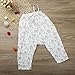 Franterd Baby Girls Straps Rompers, Kid Flower Print Jumpsuits Piece Pants Clothing (White, 2T)