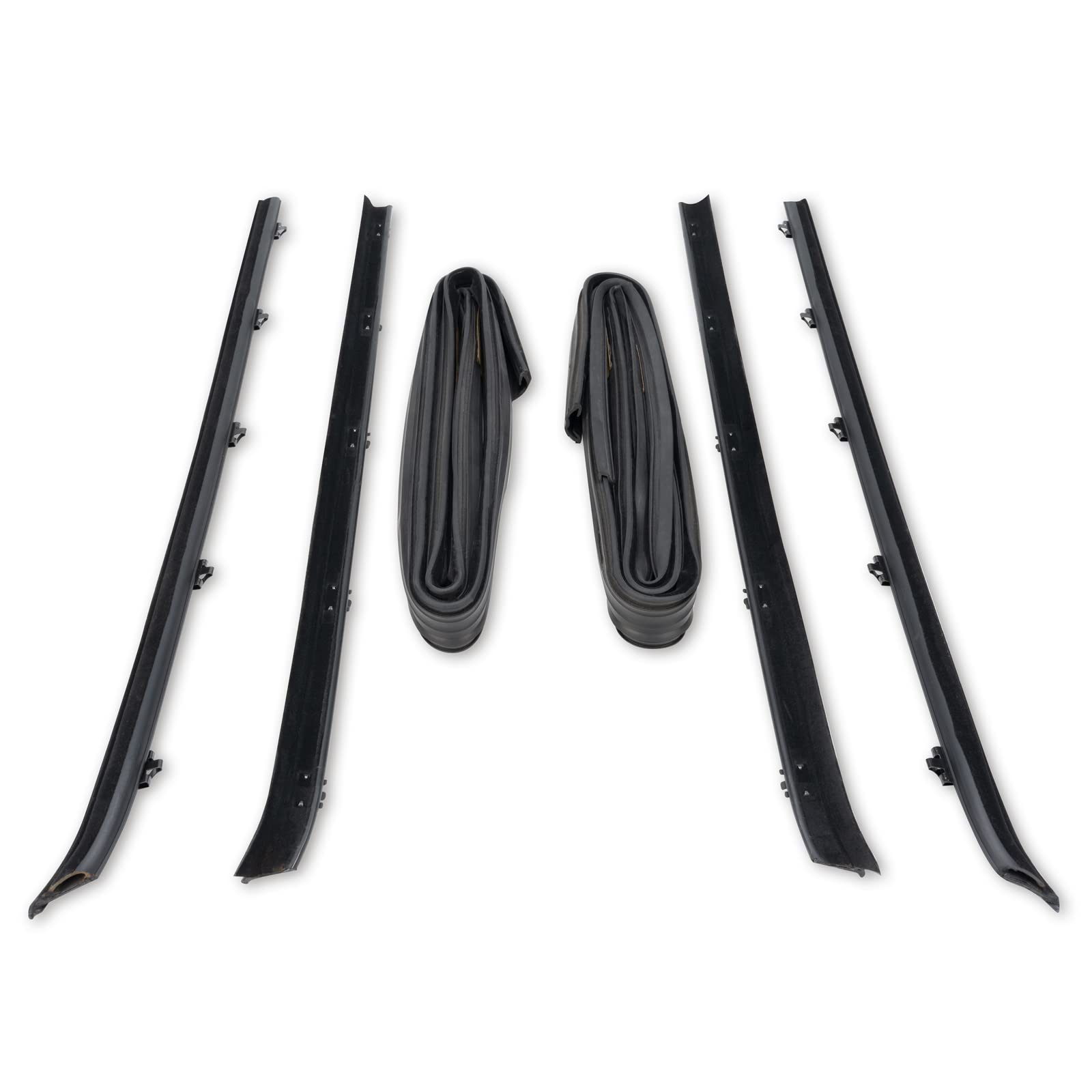 Photo 1 of WEILEITE Front Door Window Channel Felt Trim Seal Weather Stripping Kit Compatible with GMC C1500 C2500 C3500 K1500 K2500 K3500 Suburban Jimmy Chevy C10 C20 C30 K5 K10 K20 K30 Blazer Suburban Truck