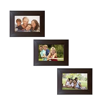 Trends on Wall Wood Wall Photo Frame (4 x 6 inch, Brown)