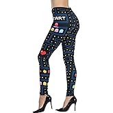 Ndoobiy Printed Leggings Basic Workout Yoga Pants Buttery Smooth Womens Leggings