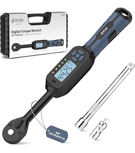 1/4 Torque Wrench Digital(1.1-22.2Ft.Lb) ±2 % Accuracy Digital