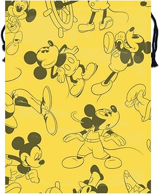 Amazon Co Jp 巾着袋 収納袋 ミッキーマウス 小物入れ 撥水加工 アウトドア 旅行 出張 収納バッグ 軽量 防塵 丈夫 衣類 靴入れ ラッピング袋 ギフトラッピング プレゼント用 かわいい おしゃれ シューズ バッグ