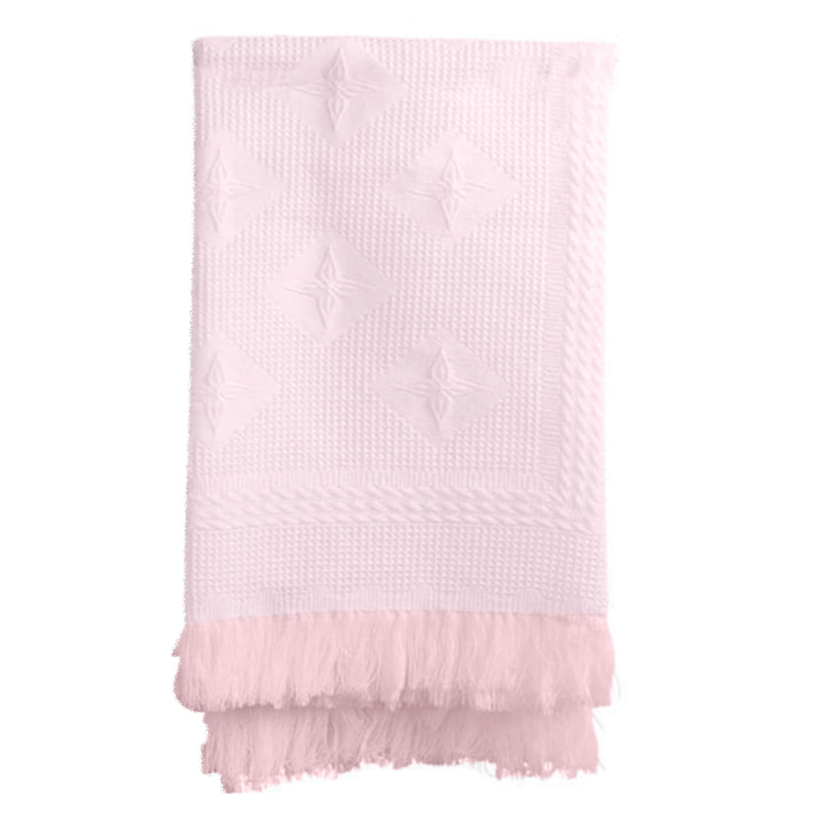 Luxurious Baby Boys & Girls Shawl - Baby Blanket for Newborn, Infants and Toddlers, Ultra-Soft, Breathable & Warm – Acrylic Baby Shawl Ideal for Swaddling, Stroller, Pram or Crib, Pink