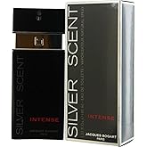 Jacques Bogart Silver Scent Intense Men Eau De Toilette Spray, 3.33 Ounce (Pack of 2)