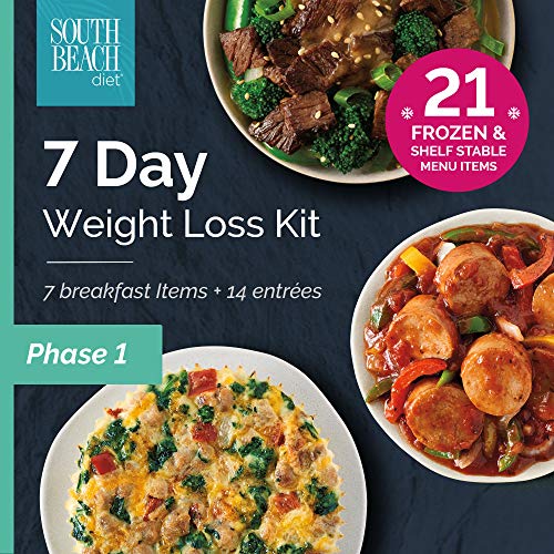 South Beach DietÂ® Phase 1 Frozen + Ready-to-go 7-Day Weight Loss Kit - Keto-Friendly!