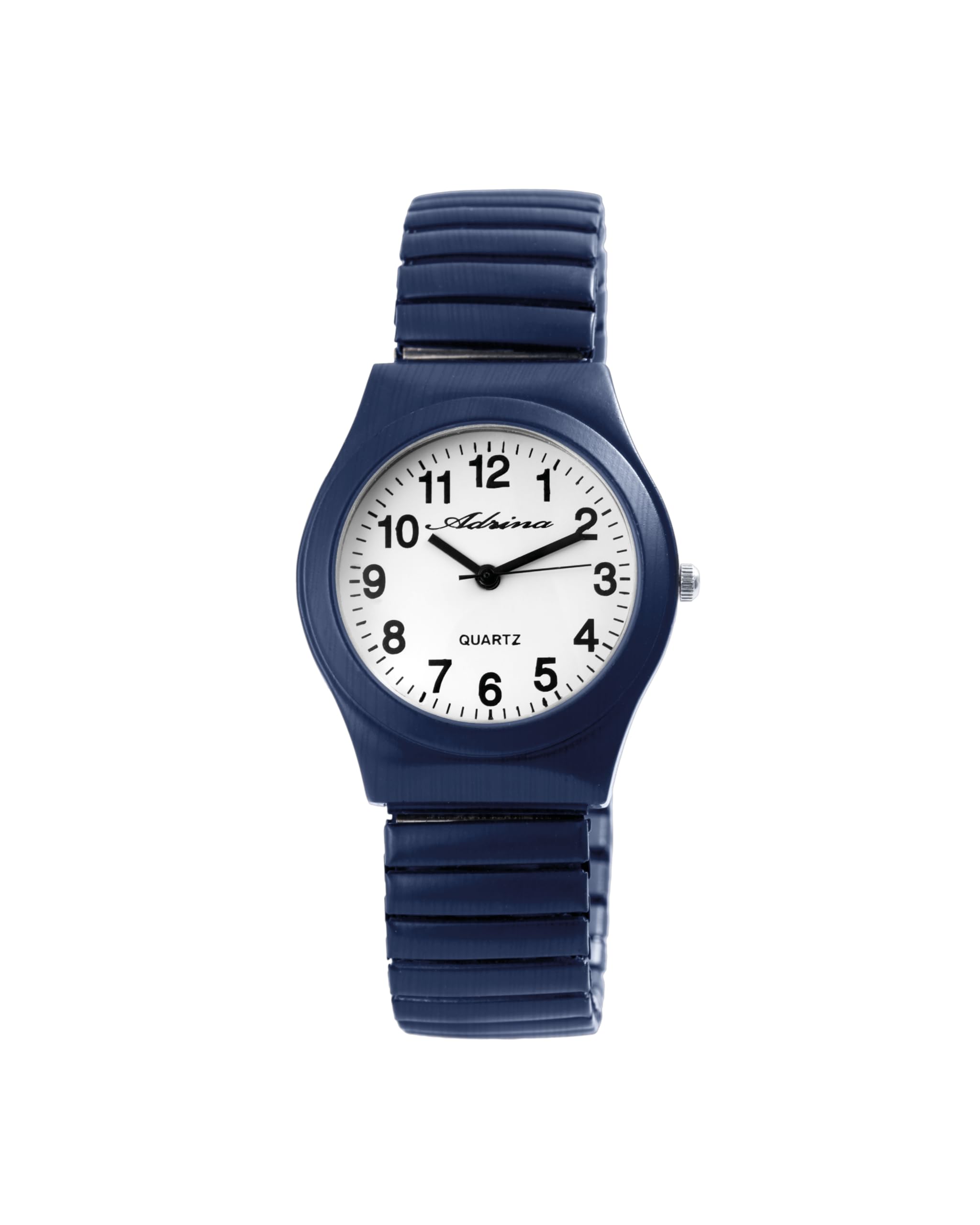 Adrina 1700045 Stainless Steel Analogue Quartz Wrist Watch, Midnight Blue, Bracelet