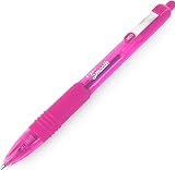 Zebra Z-Grip Smooth Retractable Ballpoint Pen Pink Pack of 6 view 2