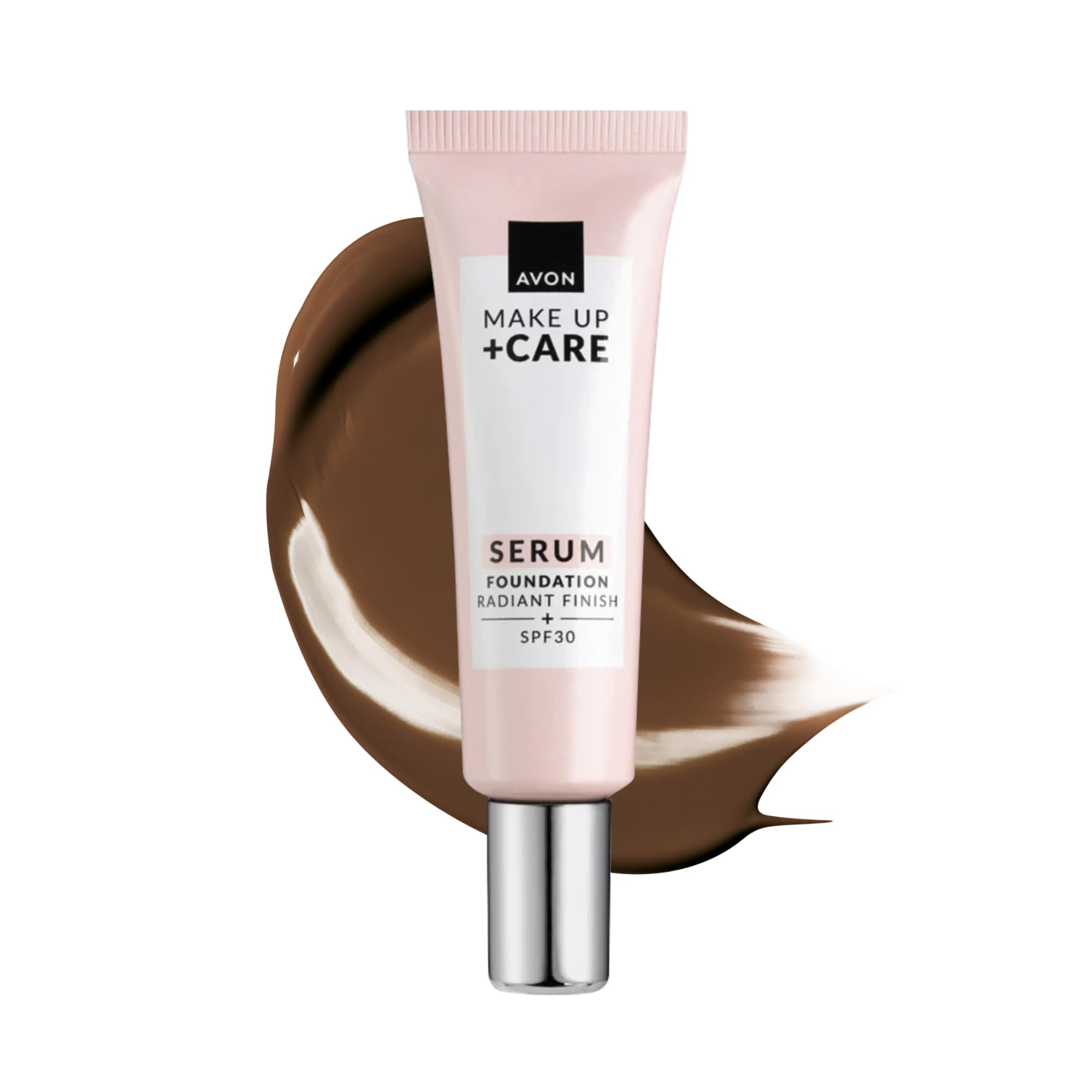 Avon Serum Foundation 30ml, SPF 30, Serum Infused Formula for Light-Medium Coverage, Locks in Moisture, Cruelty Free, Espresso