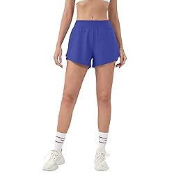 Aurefin Women's 2 in 1 Flowy Running Shorts High