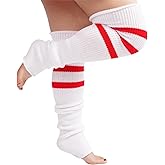 Plus Size Leg Warmers for Women, Long Knit Leg Warmers Over Knee Thigh High Sock
