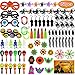 Aitbay 150PCS Halloween Party Favors Bulk for Kids, Favors Toy Assortment for Carnival Prizes, Trick or Treat, Halloween Party and Classroom Rewards