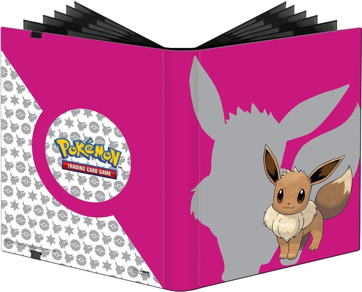 Lively Moments Classeur Pokémon Eevee – Rose – 360 Compartiments – A4 – Protection Rigide Et élastique – Cadeau Fan