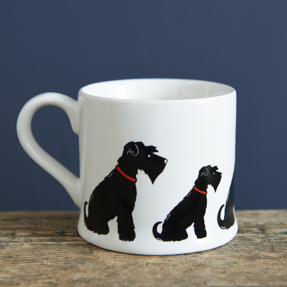 Black Schnauzer Mug by Sweet William