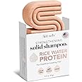 Kitsch Rice Water Shampoo Bar Soap for Hair Care - Soap Bar for Strengthening Weak or Damaged Hair, Women and Mens Shampoo, Vegan, All Natural, Paraben-Free & Sulfate-Free, Made in US, 3.2oz