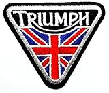 Triumph Motorcycles Racing Vintage Racer Classic Biker Club logo patch Jacket T-shirt Sew Iron on Patch Badge Embroidery