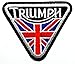 Triumph Motorcycles Racing Vintage Racer Classic Biker Club logo patch Jacket T-shirt Sew Iron on Patch Badge Embroidery