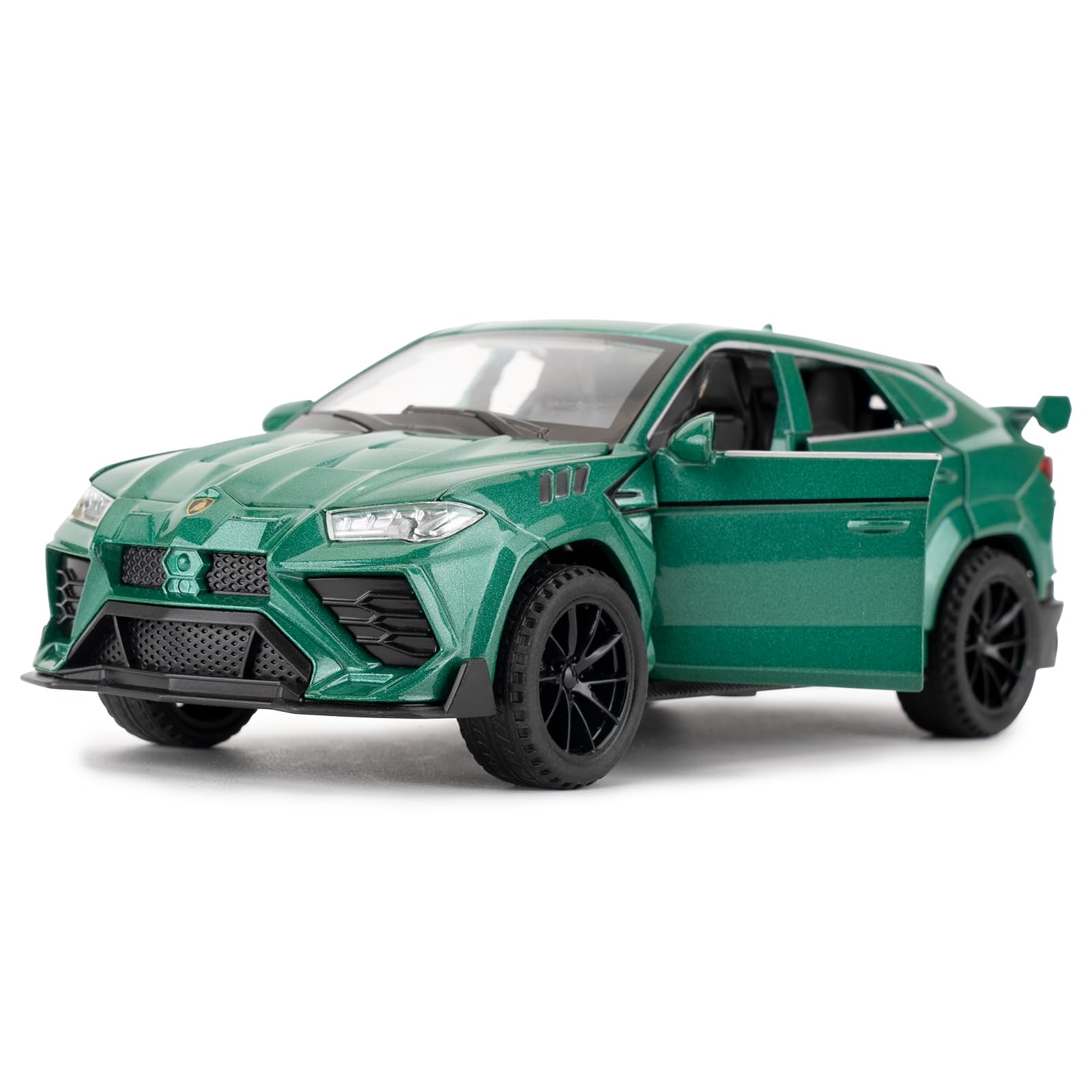 TGRCM-CZ 1/32 Lamborghini Urus Model Car Diecast Collectible Pull Back Toy Car with Light and Sound Toy Vehicle for 3+ Year Old Kids Boys Gift Green — image 1