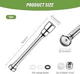 PRETTI Faucet Extender 14cm 360 Rotation Kitchen Tap Extension Stainless Steel view 2