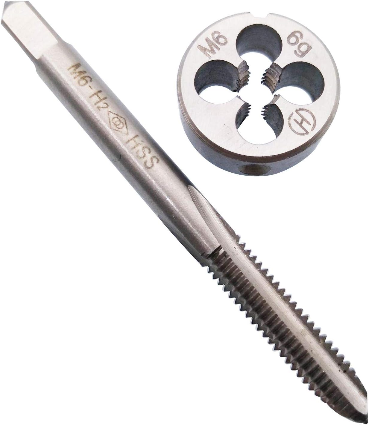 M6 HSS x Hand Right Thread Metric Die 1.0mm x M6 and Tap 1mm Tap & Die