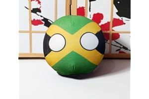 GANGKJDS 7.9inch 3.9inch Polish Ball, Country Ball, Mexico, Kuwait, Vatican City, Sudan, Croatian Country Ball, Country Ball, Various Flag Decorations(Jamaica,20cm)