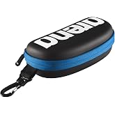 ARENA Unisex Adult Swim Goggle Case for Swimmers Protective Hardcover Carrying Case Clip for Backpacks