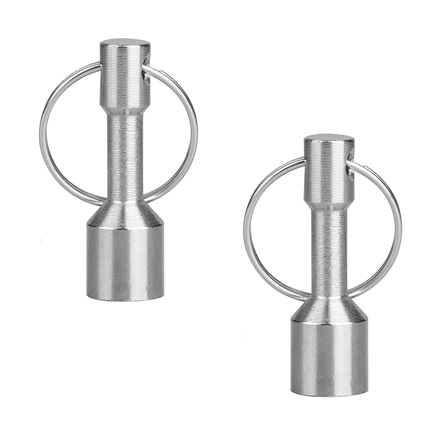 Photo 1 of YukaBa Keychain Magnet Tester for Gold, Silver, Jewelry & Precious Metals with Rare Earth Neodymium Magnets (2 Pack)