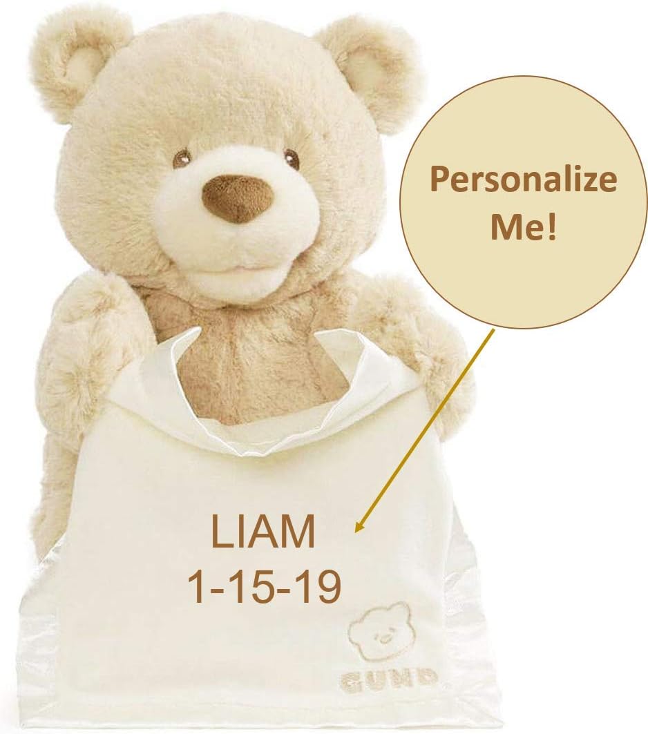 GUND Peek-A-Boo Teddy Bear Animated Stuffed Animal Plush, 11.5": Toy: Toys & Games