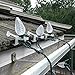 New Traditions Simplify Your Holiday All-in-One Gutter Clip Shingle Clip for Outdoor Decorations, Holiday Decorations, and C7 C9 Mini Lights- (Clear, Set of 100)