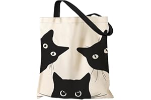 Aesthetic Canvas Tote Bag with Inner Pocket, Cloth Cotton Totes Bag with Pattern for Shopping, Gym, Retirement Gift for Women
