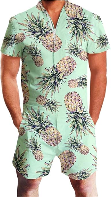 pineapple romper womens