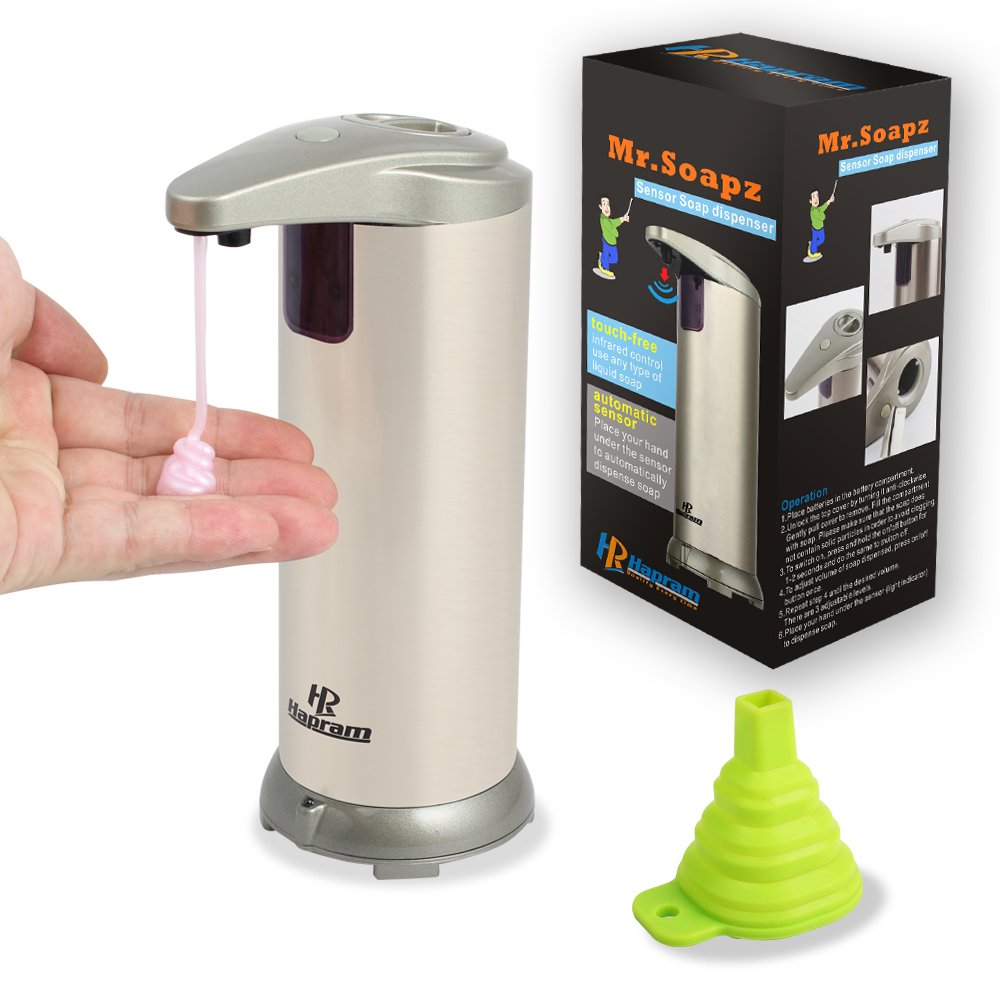 Mr. Soapz Premium Automatic Touchless Soap DispenserModern Stainless