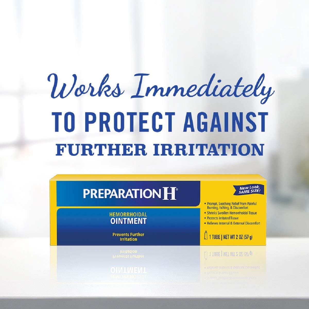 PREPARATION H Hemorrhoid Symptom Treatment Ointment, Itching, Burning & Discomfort Relief, Tube (2.0 Ounce): Health & Personal Care