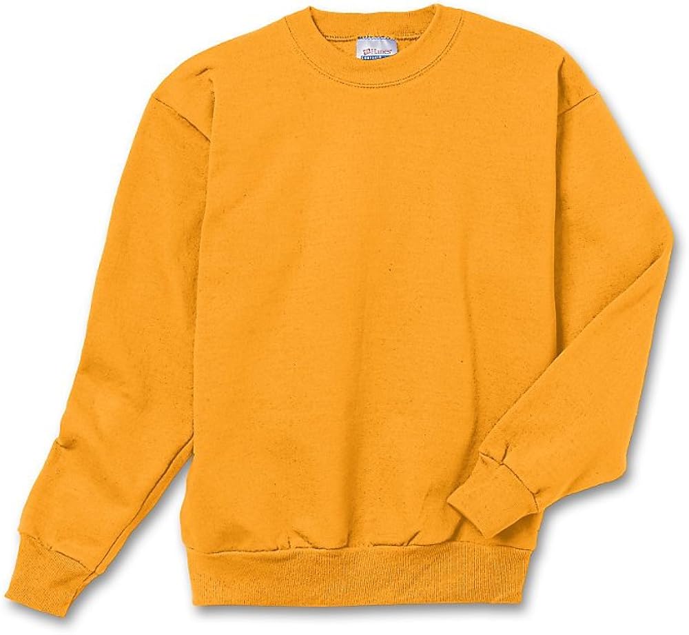 Hanes Boys ComfortBlend EcoSmart Crewneck Sweatshirt: Clothing